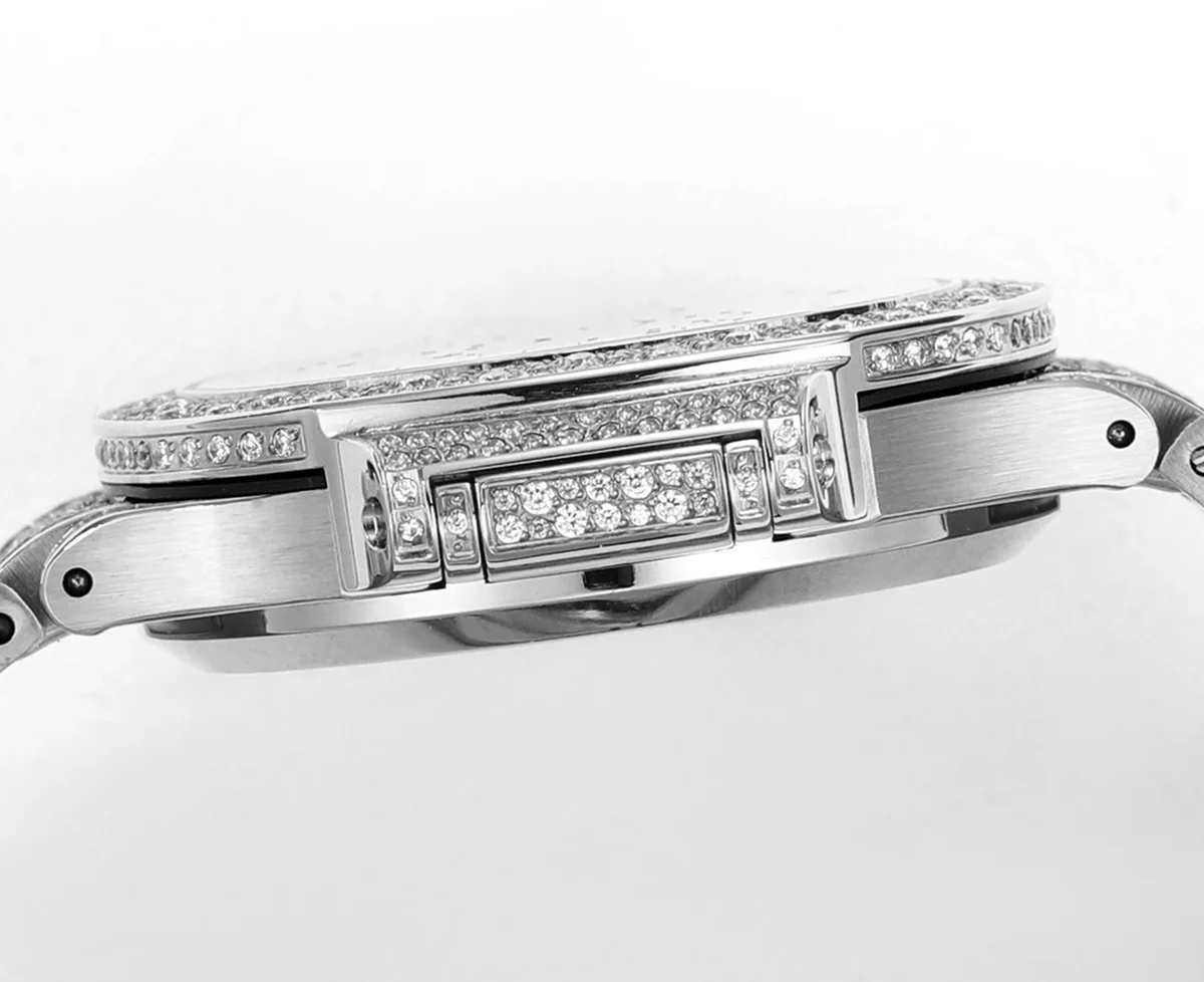 Nautilus 7118/1450G-001 Diamond Paved Dial on White Gold