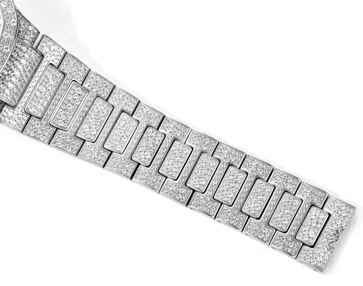 Nautilus 7118/1450G-001 Diamond Paved Dial on White Gold