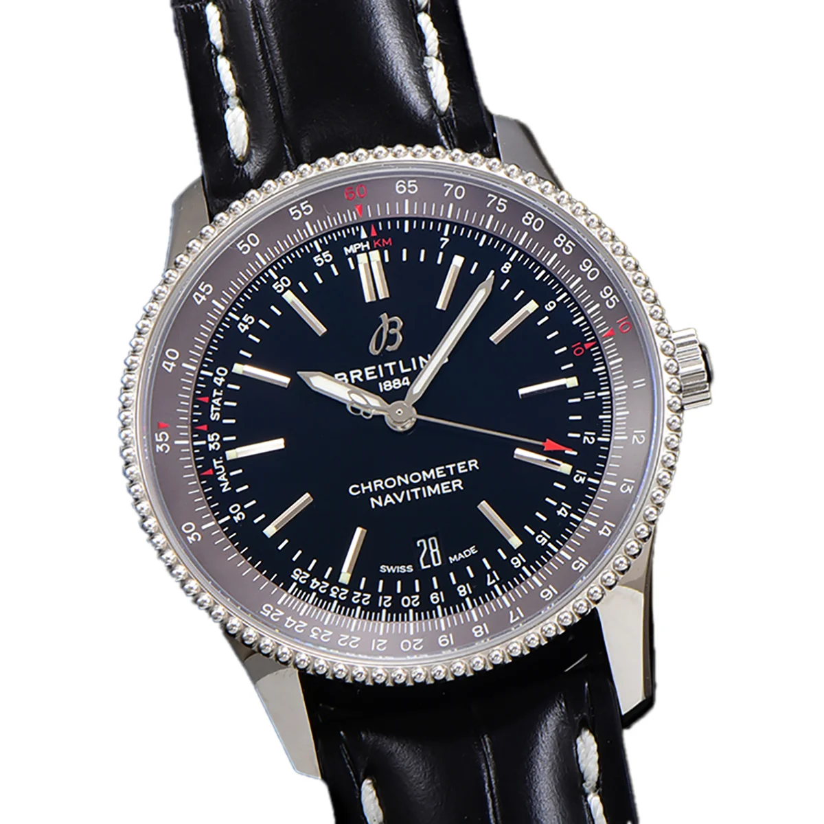 Navitimer Automatic 41 Black Dial in Steel