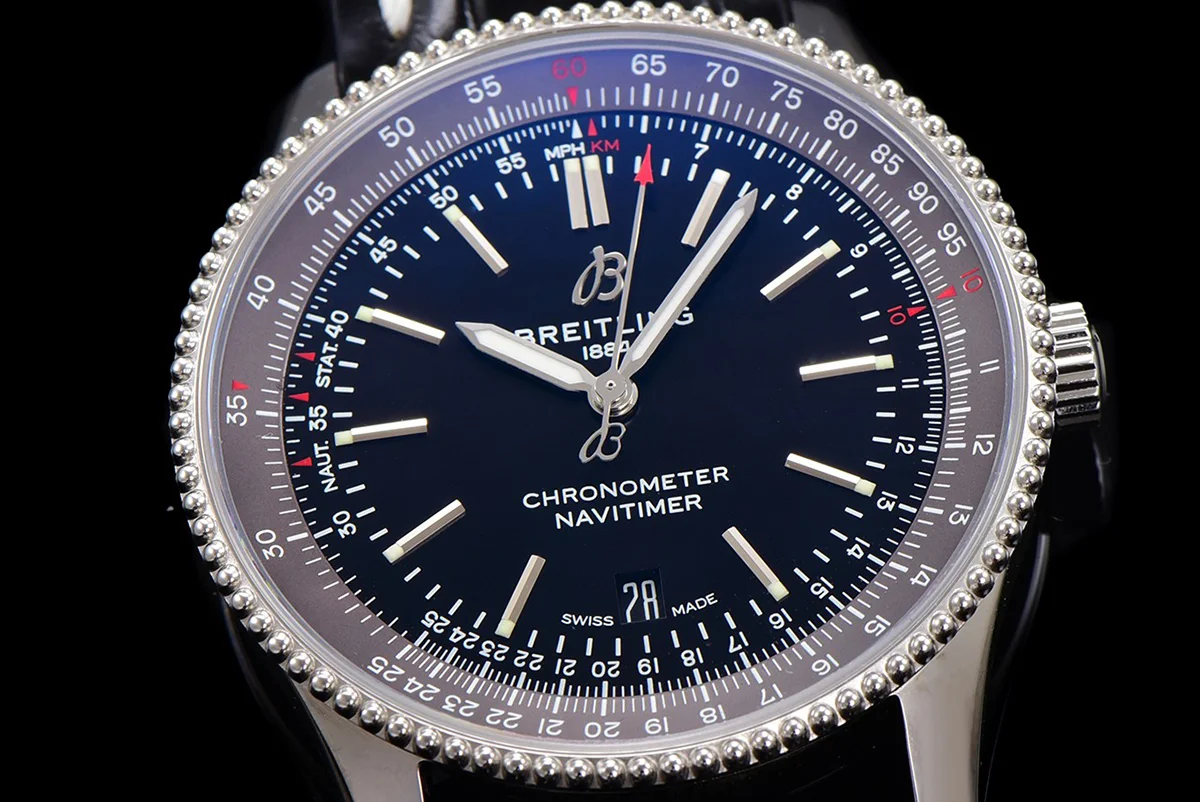 Navitimer Automatic 41 Black Dial in Steel