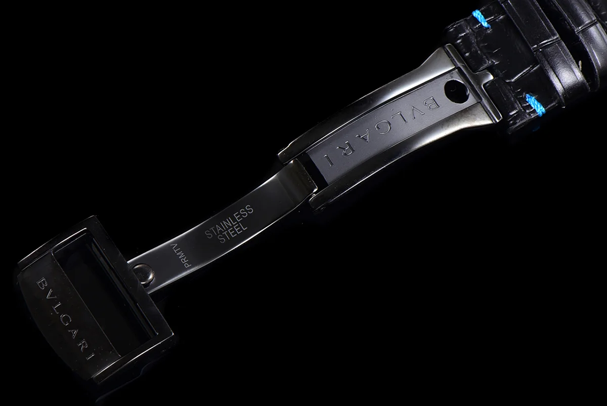 Octo Roma Watch with Blue Markers