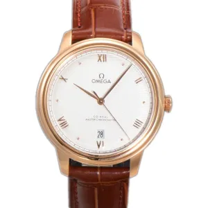 Omega De Ville Prestige Co‑Axial Master Chronometer 40mm White Dial in Rose Gold