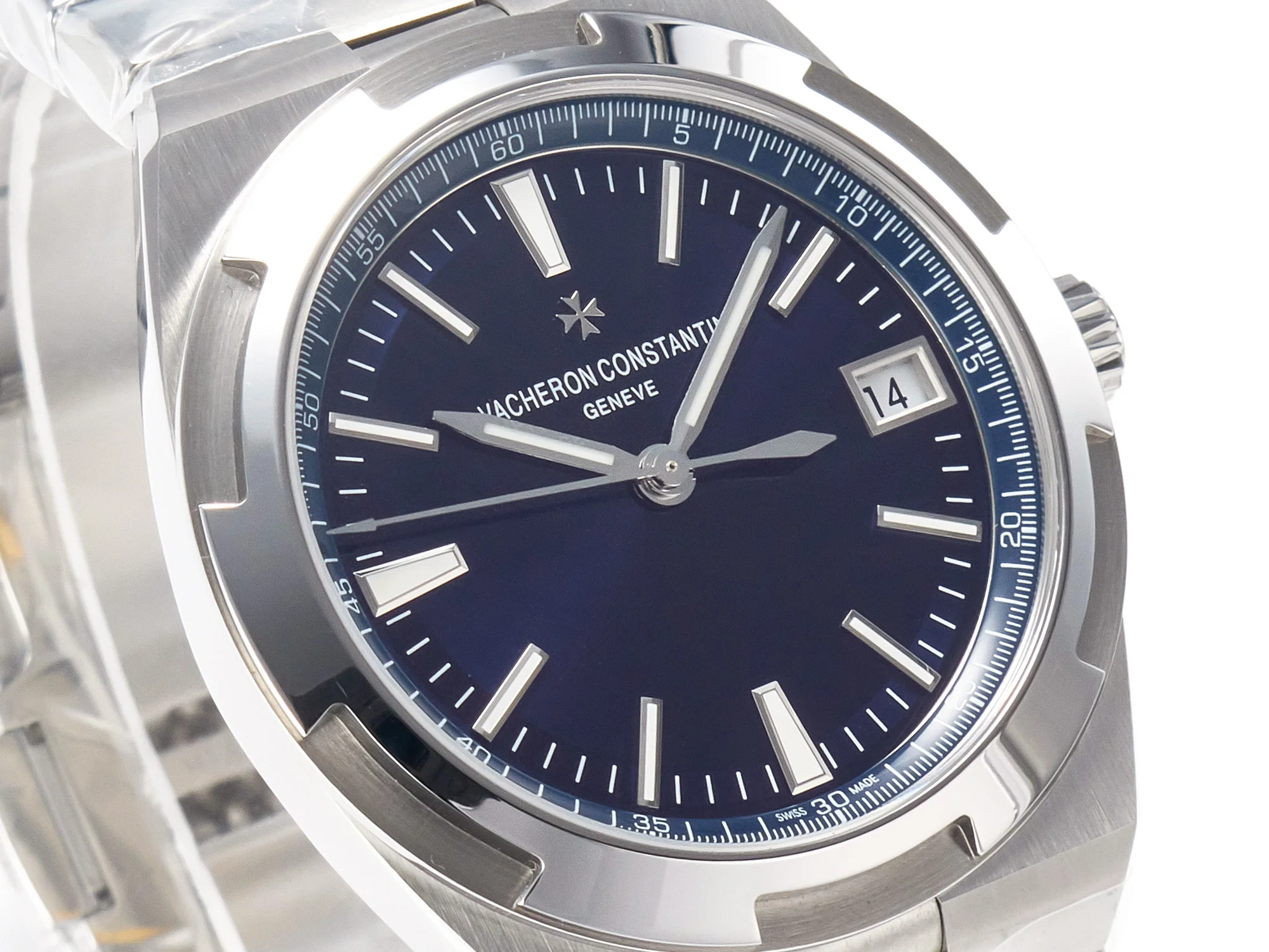 Overseas 4500V SS ZF 1:1 Best Edition Blue Dial on SS Bracelet A5100