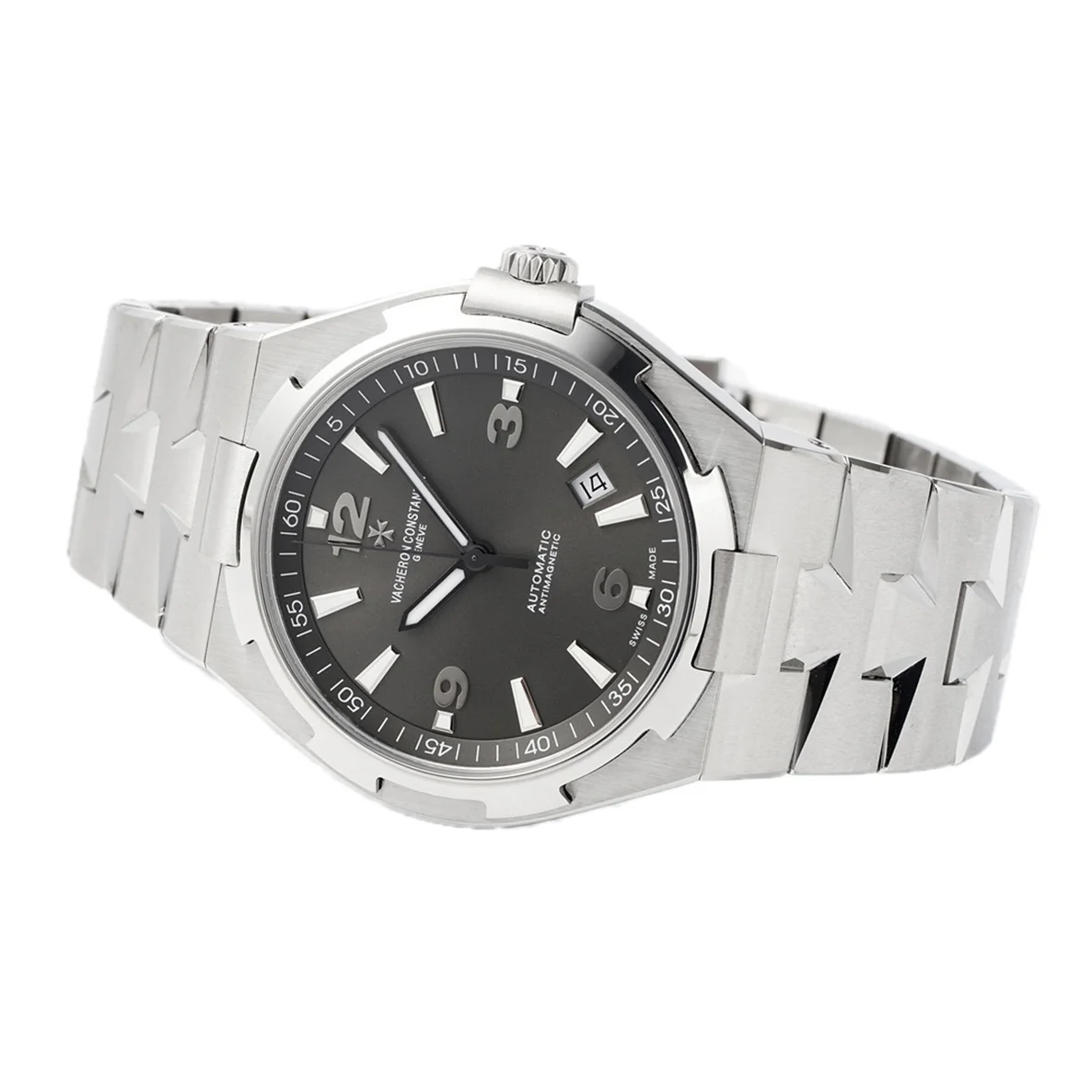 Overseas Automatic 47040 Grey Dial in Steel