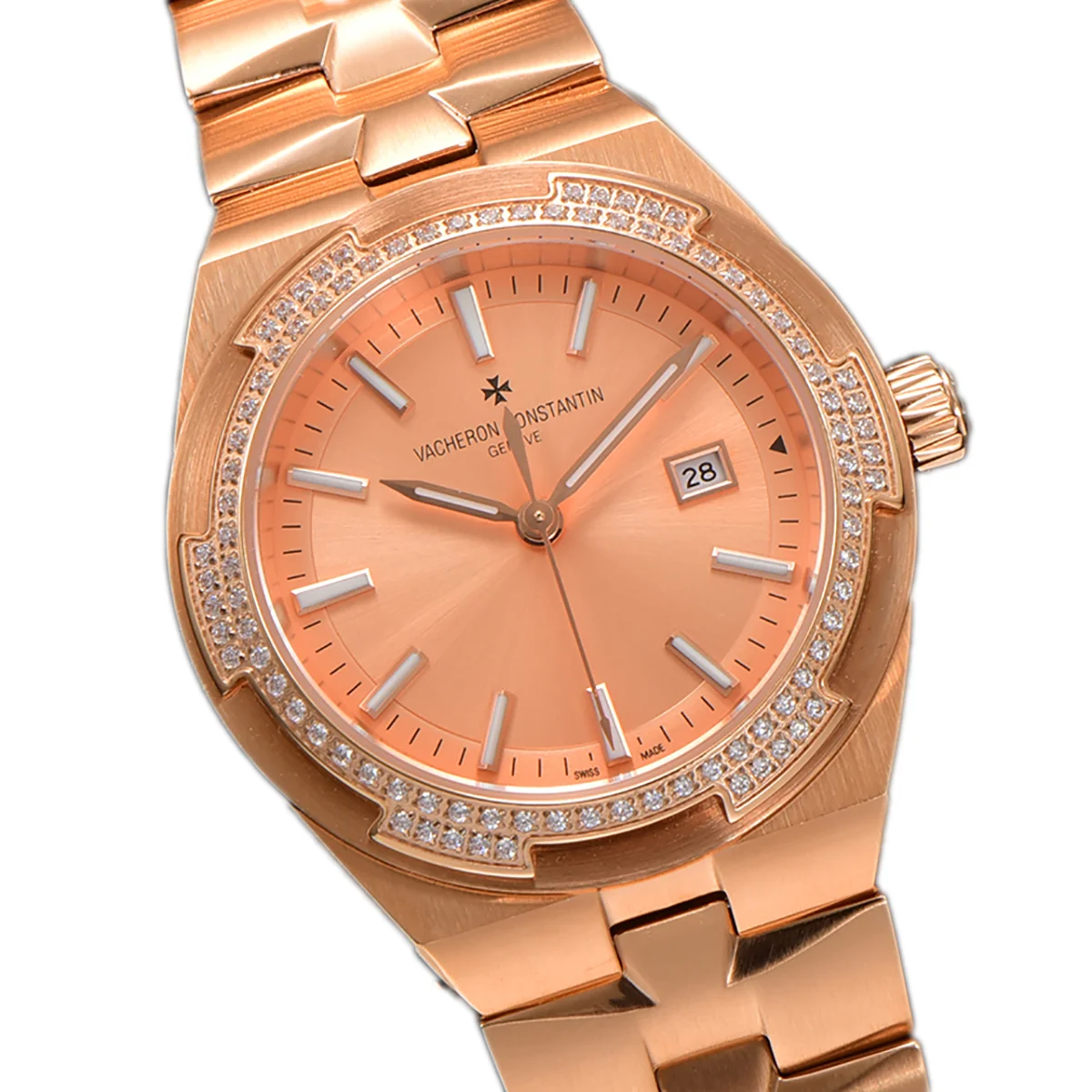 Overseas Pink Dial Ref. 4205 35mm in Rose Gold