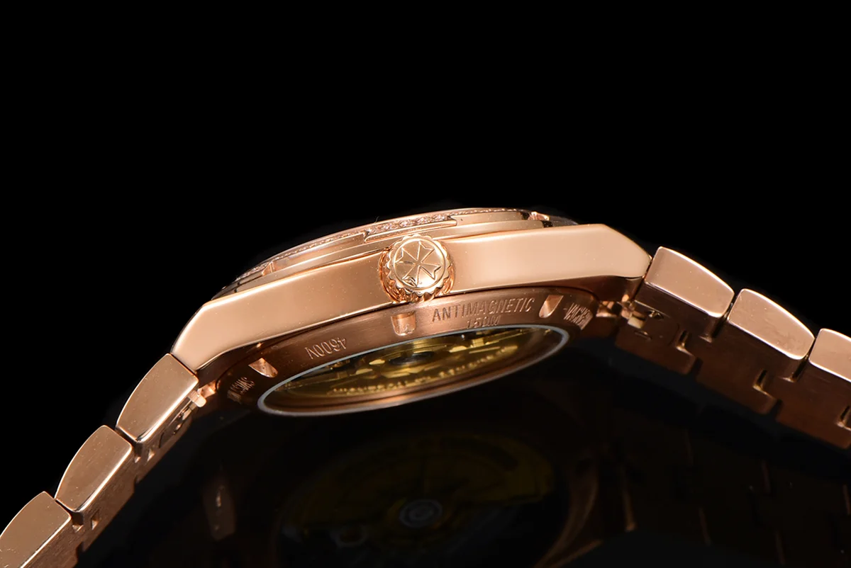 Overseas Pink Dial Ref. 4205 35mm in Rose Gold