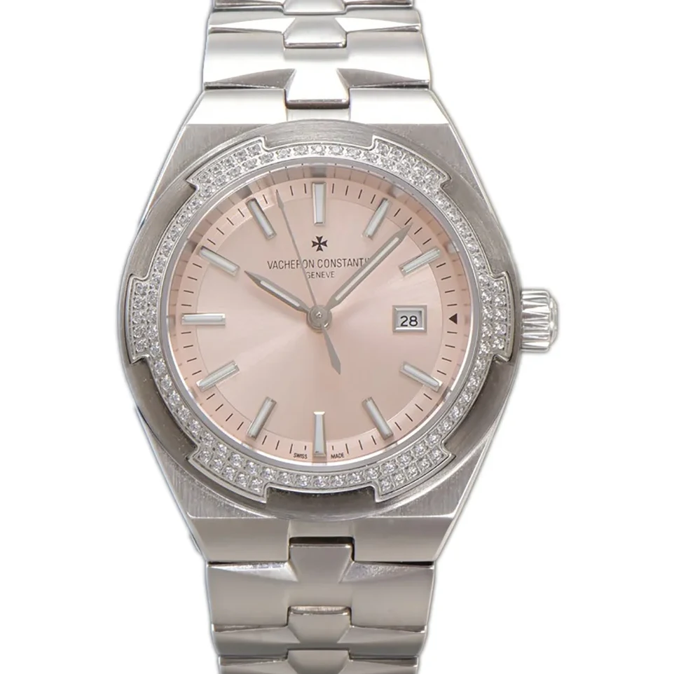 Overseas Pink Dial Ref. 4205 35mm in Steel
