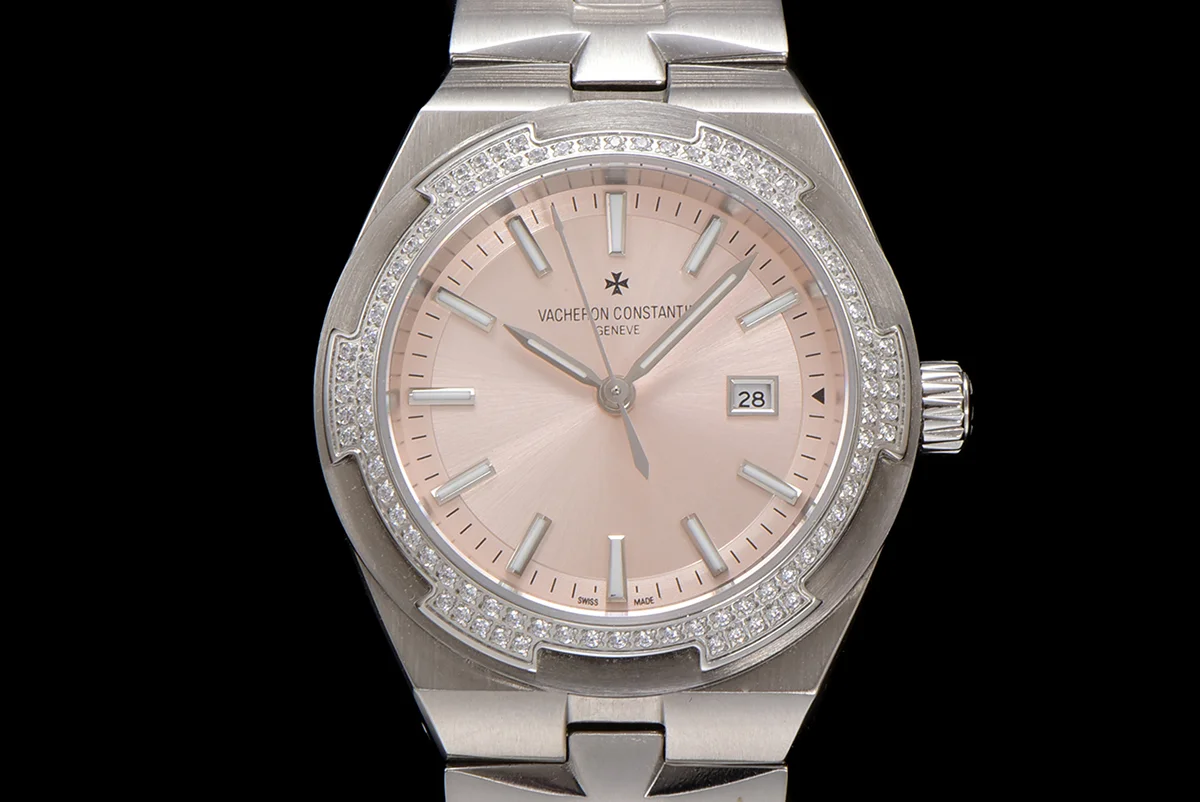 Overseas Pink Dial Ref. 4205 35mm in Steel
