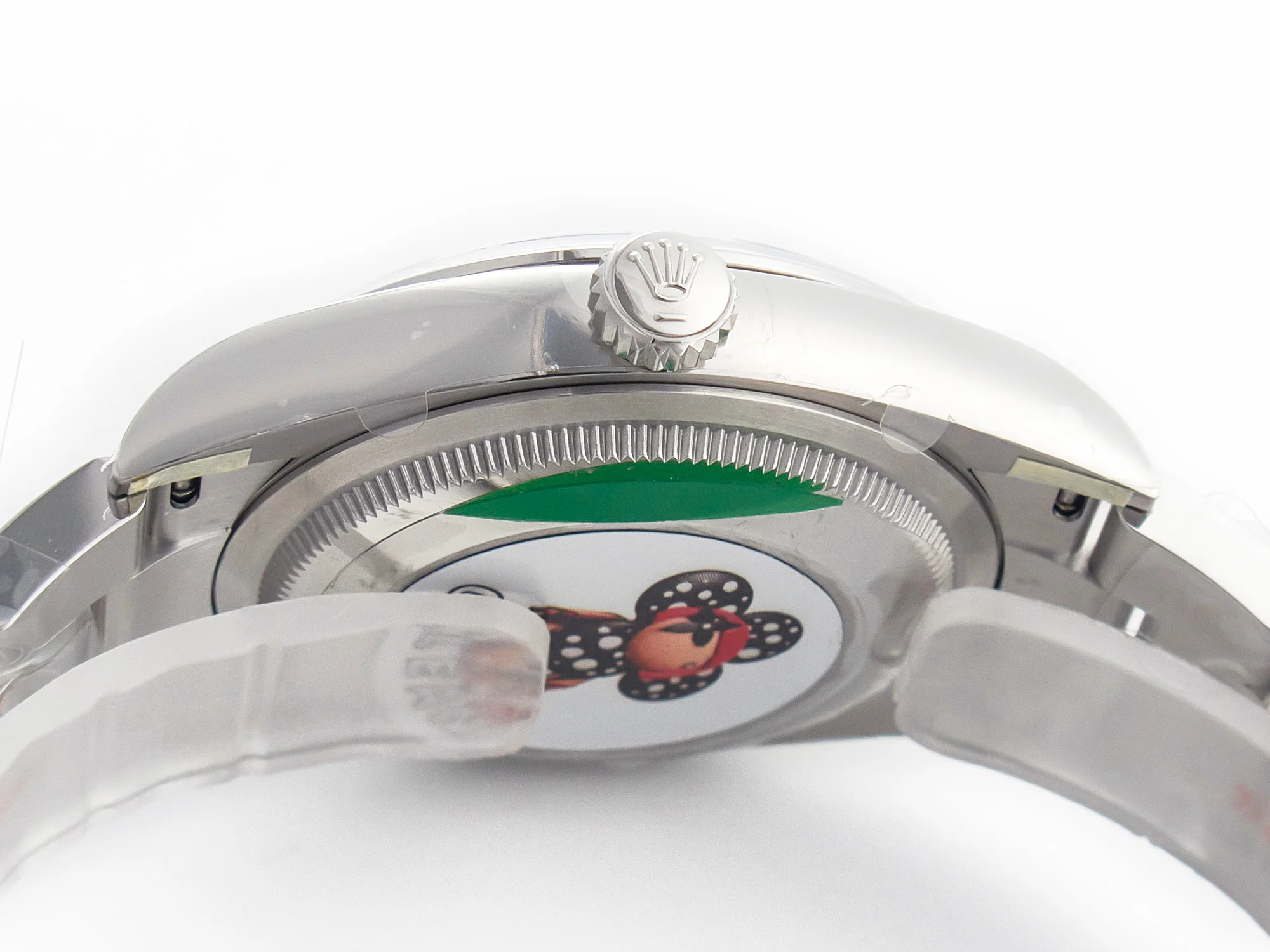 Oyster Perpetual 36mm 126000 Clean 1:1 Best Edition 904L Steel Red Dial on SS Bracelet VR3230