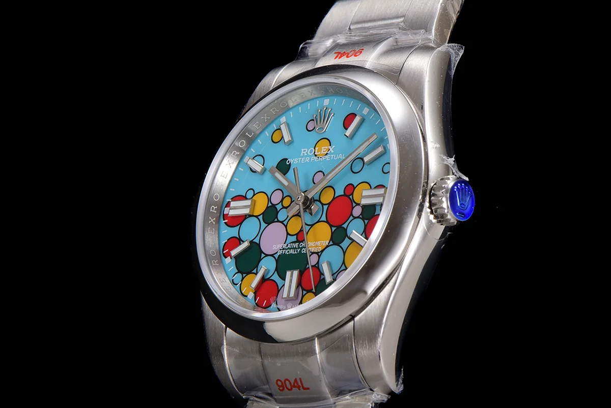 Oyster Perpetual 36mm Turquoise Blue Dial Celebration Motif 126000
