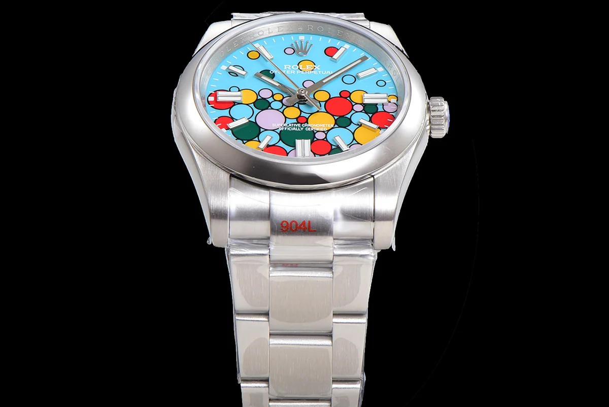 Oyster Perpetual 36mm Turquoise Blue Dial Celebration Motif 126000