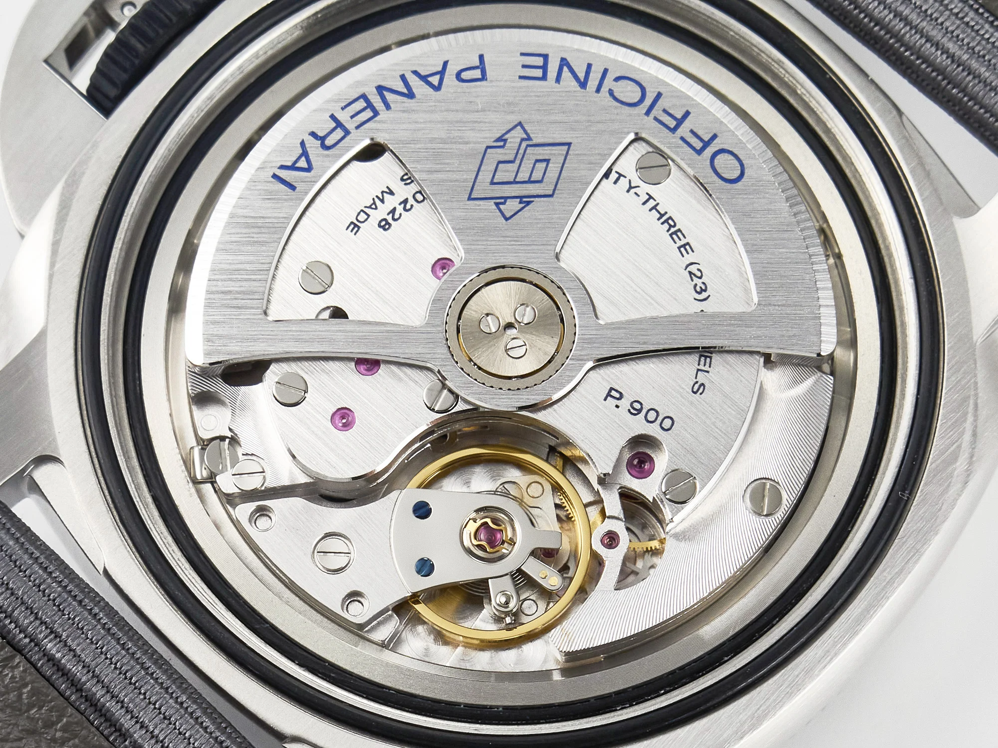 PAM1288 Y VSF 1:1 Best Edition Gray Dial on Gray Nylon Strap P900