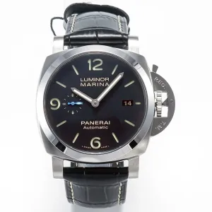 PAM1312 W VSF 1:1 Best Edition Black Dial on Black Leather Strap P.9010 Clone
