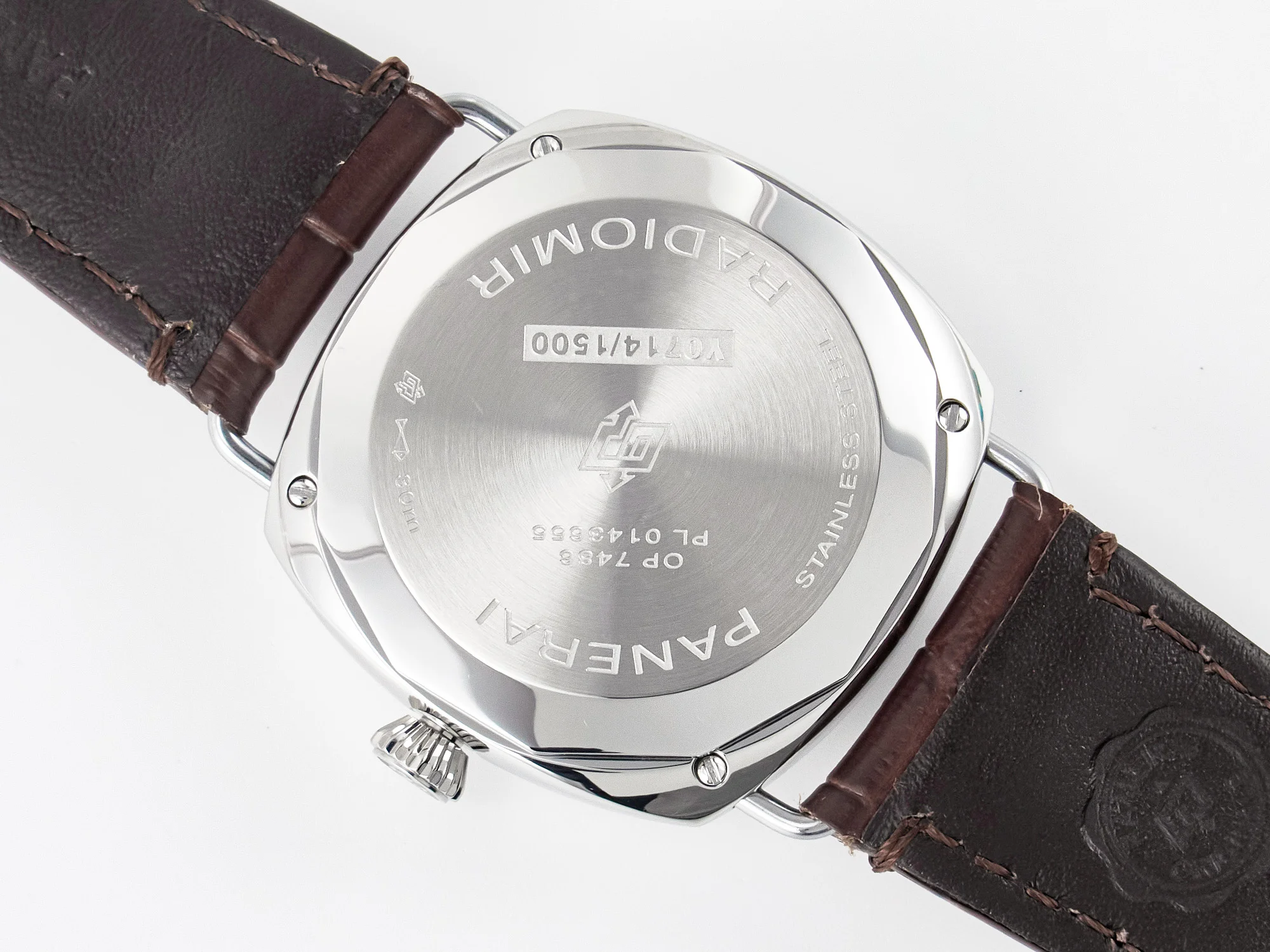 PAM1386 Radiomir 40mm TTF 1:1 Best Edition Green Dial on Brown Leather Strap P900