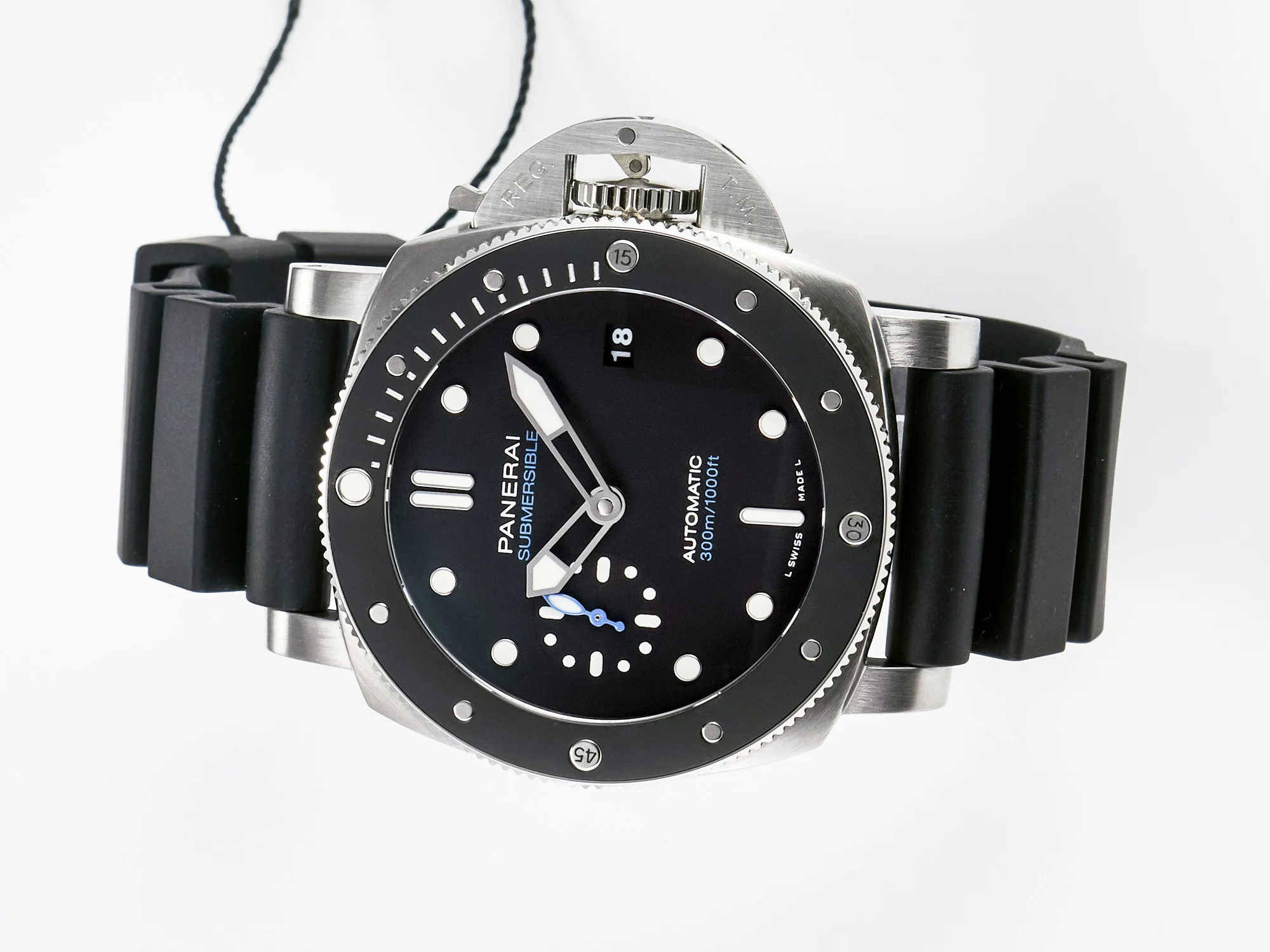 PAM683 Luminor Submersible 42mm VSF Best Edition Black Dial on Rubber Strap P900 Clone