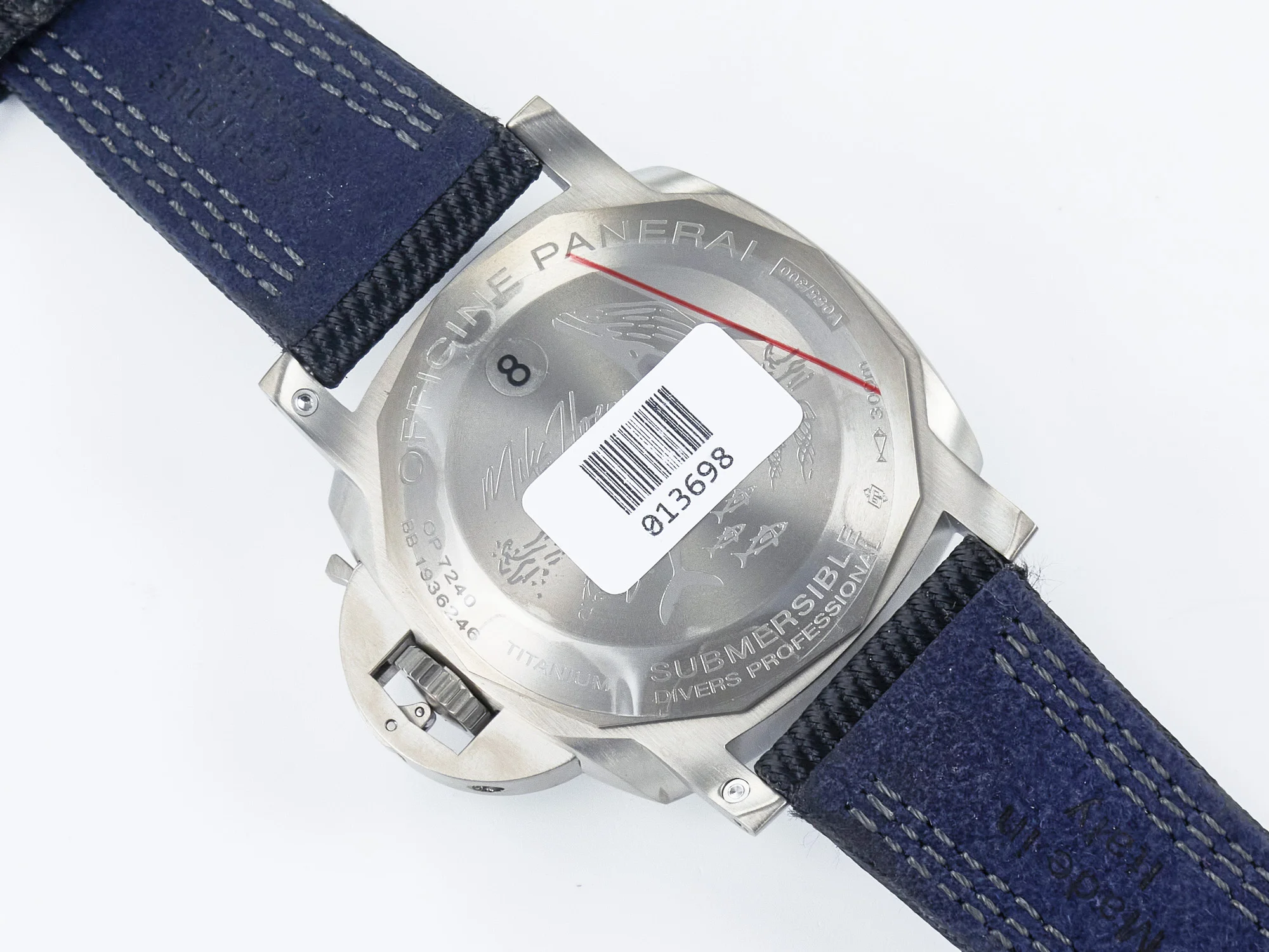 PAM984 Mike Horn Submersible VSF 1:1 Best Edition Black Dial on Black Nylon Strap P.9010 Clone