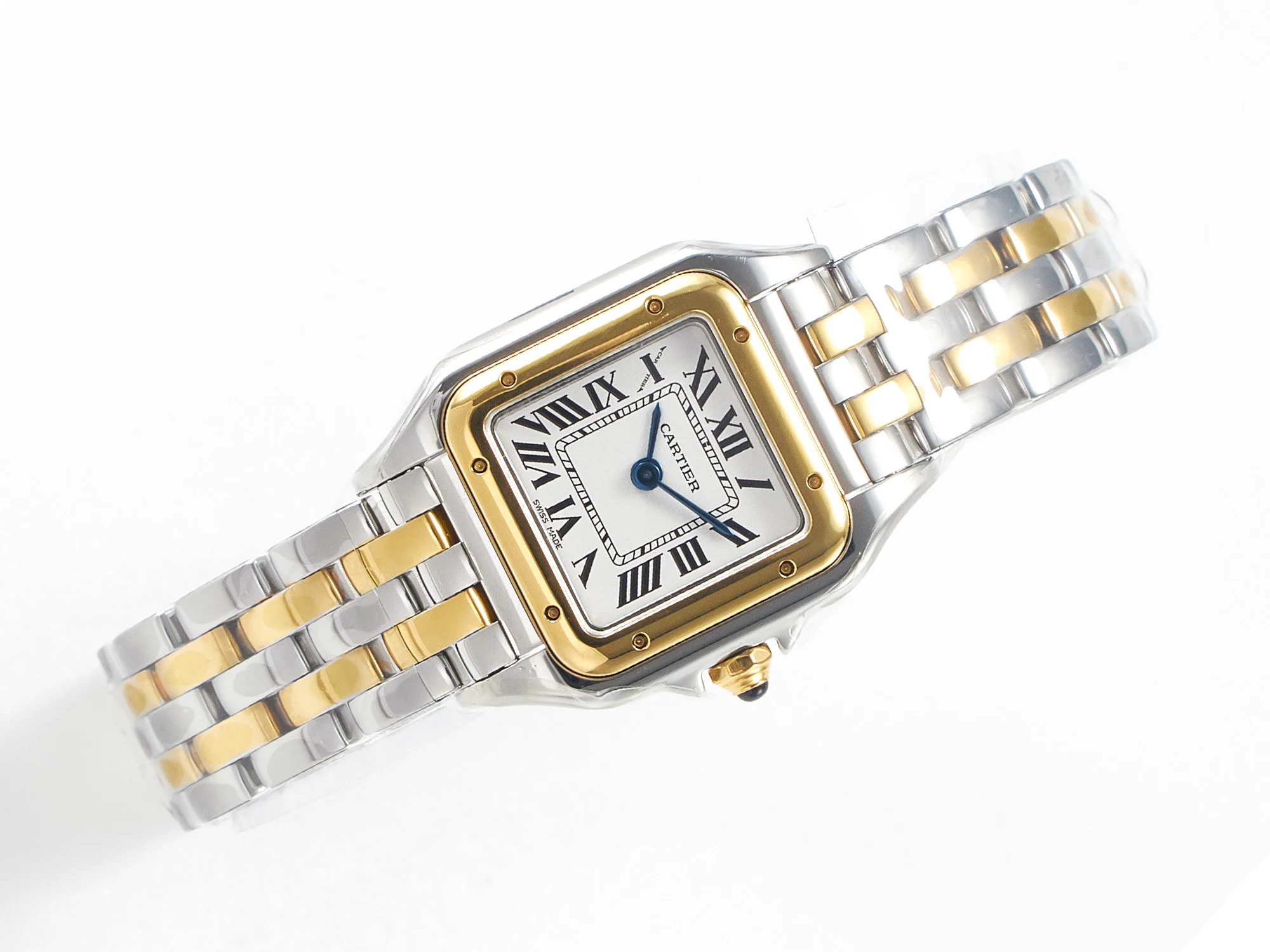Panthère Secrete Ladies 22mm SS/YG 8848F 1:1 Best Edition White Dial on SS/YG Bracelet Ronda Quartz