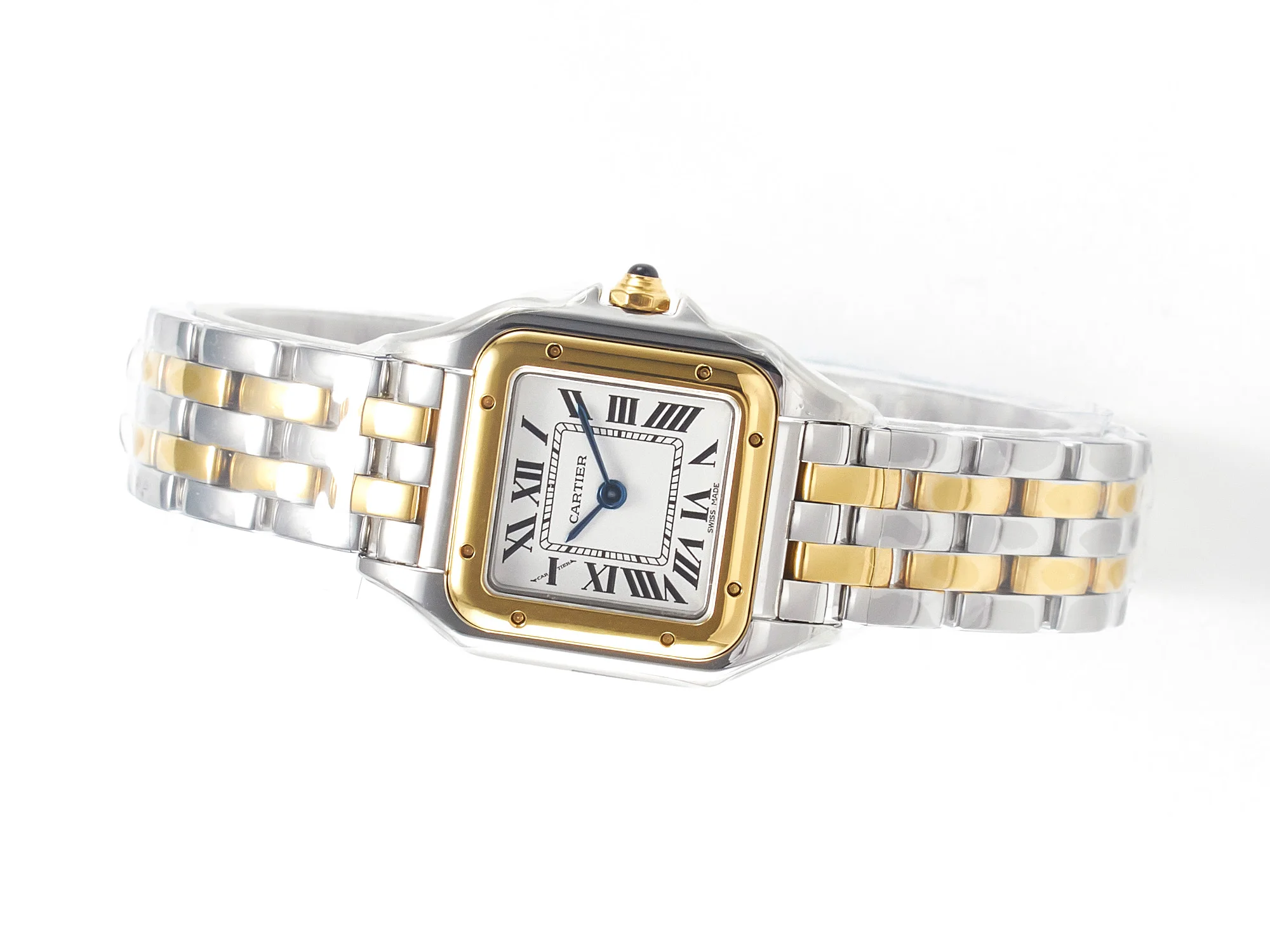 Panthère Secrete Ladies 22mm SS/YG 8848F 1:1 Best Edition White Dial on SS/YG Bracelet Ronda Quartz