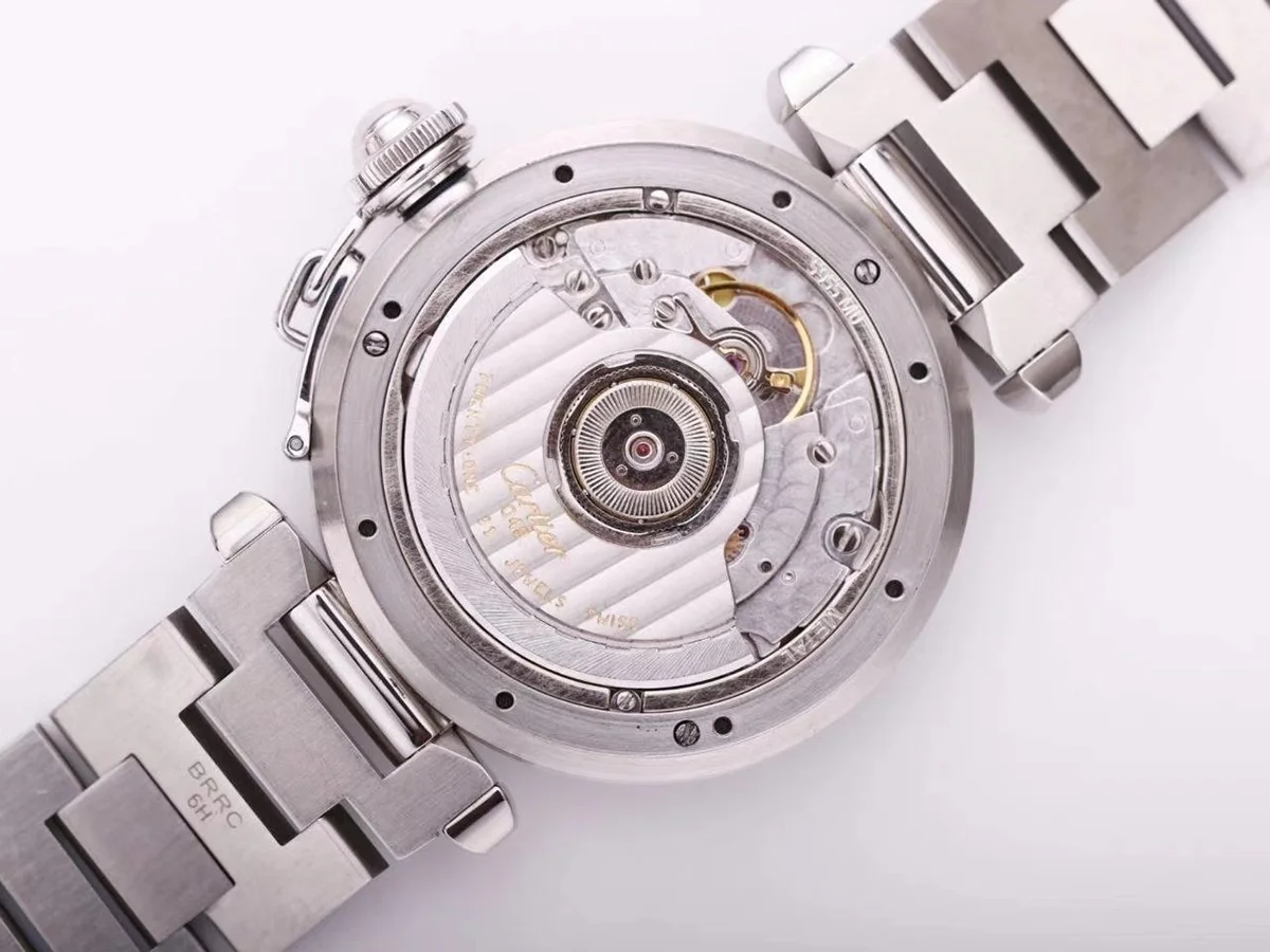 Pasha de Cartier Black Dial 35mm in Bracelet
