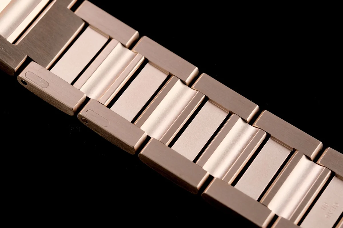 Pasha de Cartier White Dial 35mm With Diamond Bezel in Rose Gold
