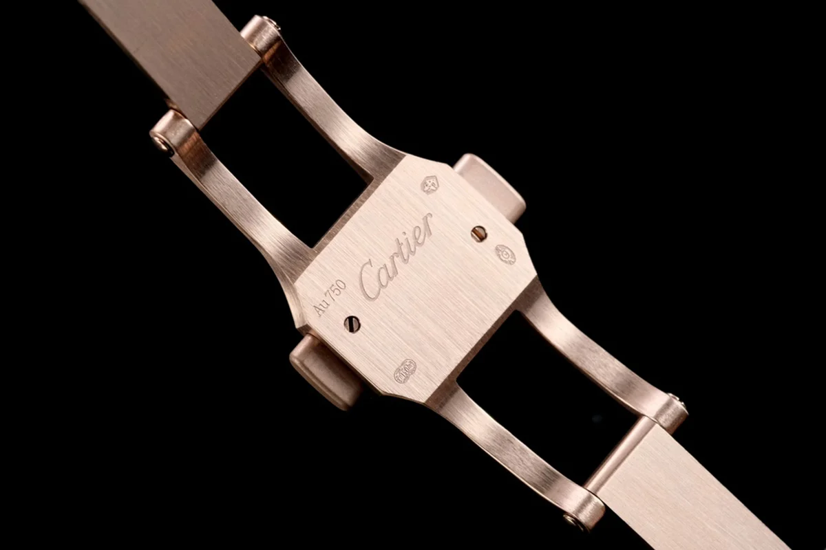 Pasha de Cartier White Dial 35mm With Diamond Bezel in Rose Gold