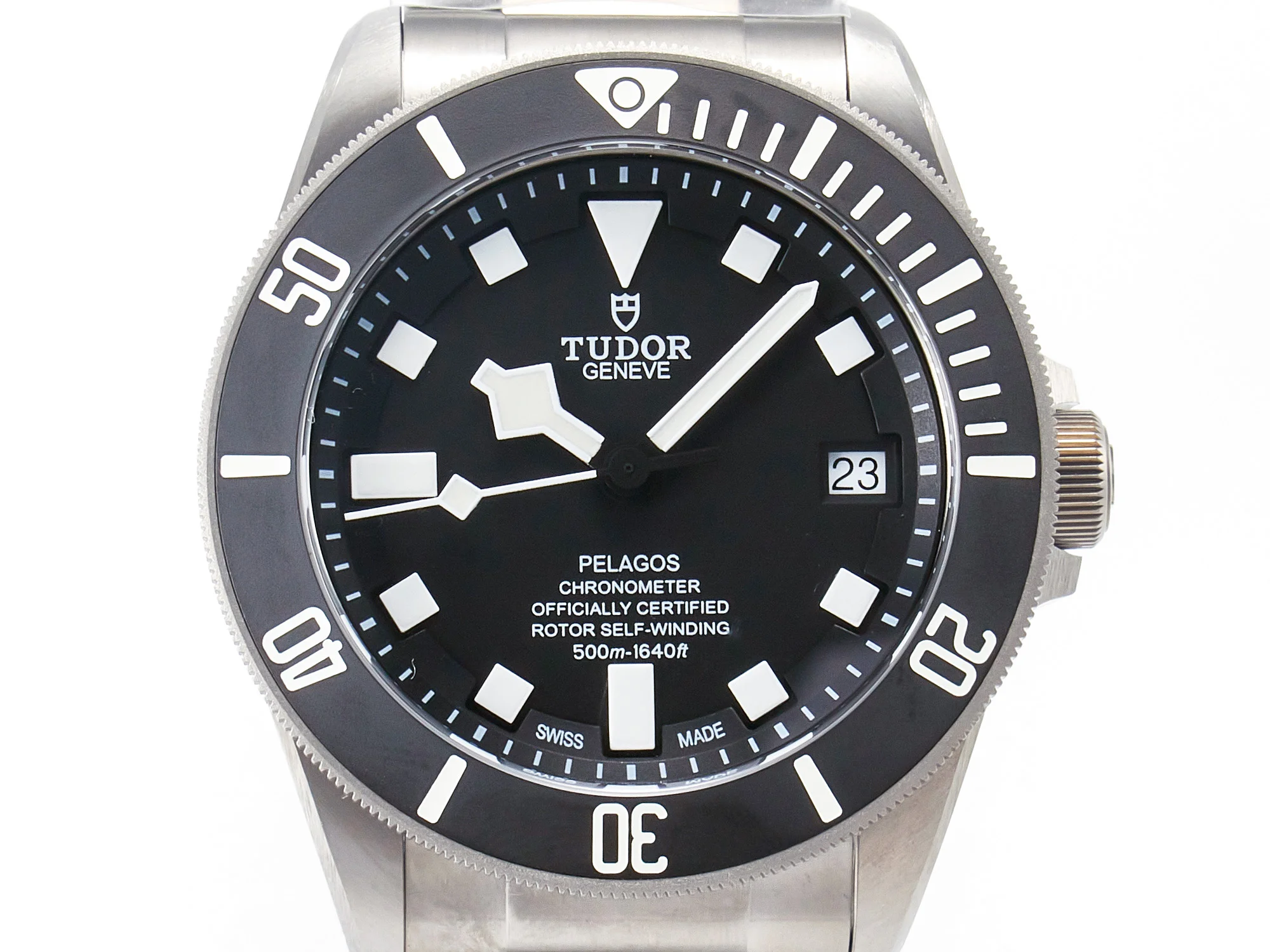 Pelagos Titanium Black Ceramic XF 1:1 Best Edition Black Dial on Titanium Bracelet A2824