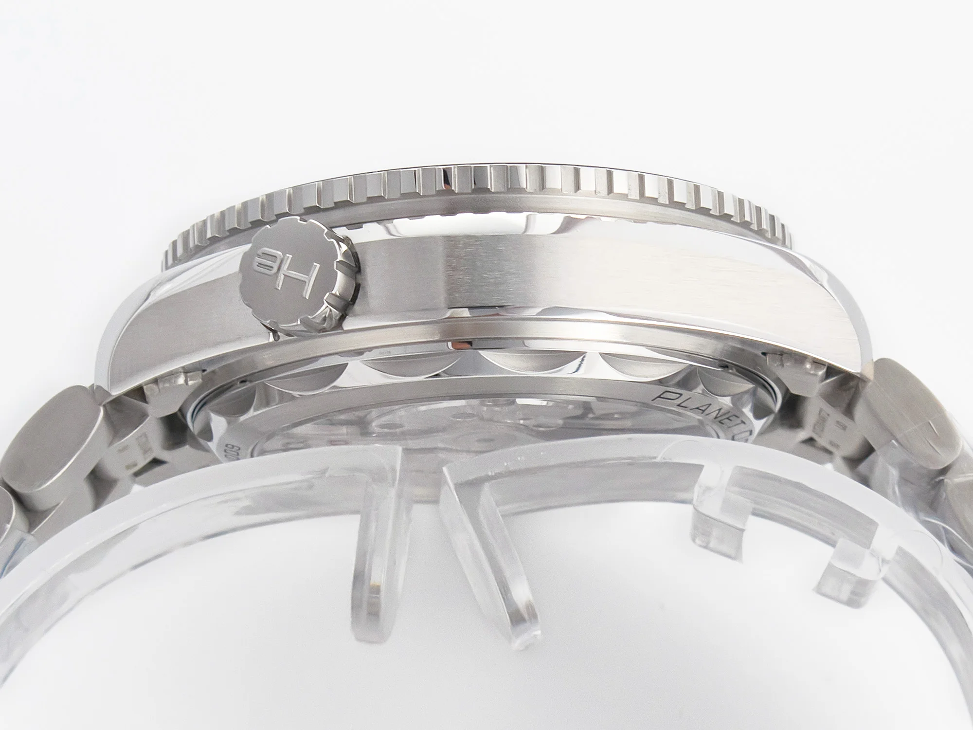 Planet Ocean 600M 39.5mm VSF 1:1 Best Edition Black Dial Black Ceramic Bezel on SS Bracelet A8800