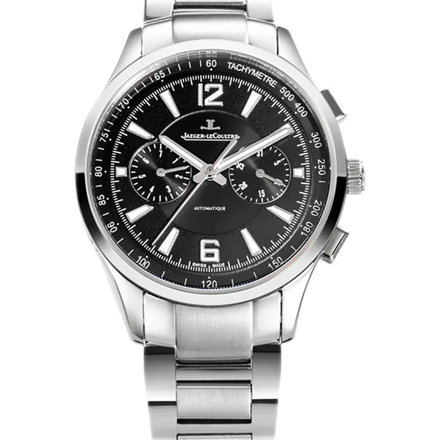 Polaris Chronograph Black Dial on Bracelet