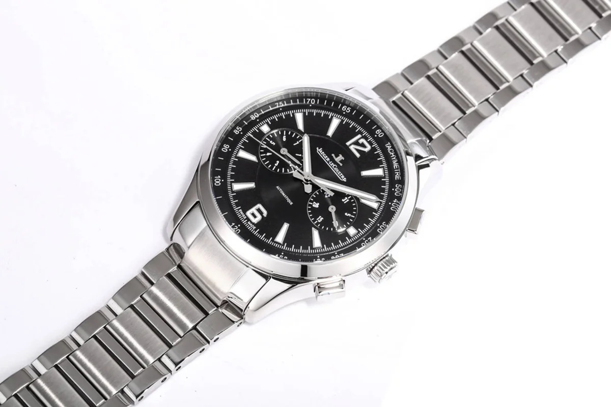 Polaris Chronograph Black Dial on Bracelet