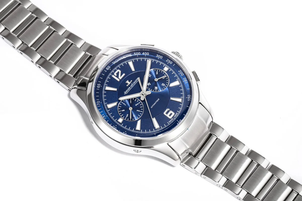 Polaris Chronograph Blue Dial on Bracelet