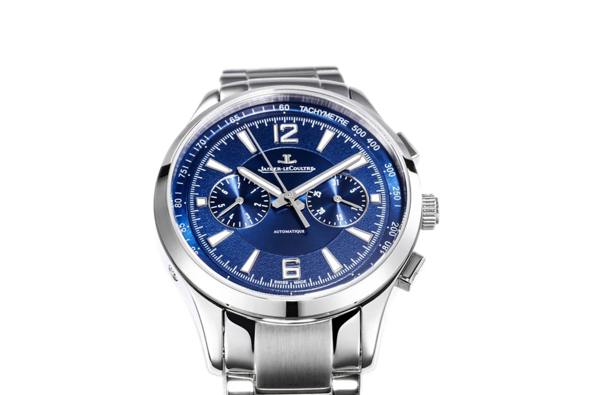 Polaris Chronograph Blue Dial on Bracelet