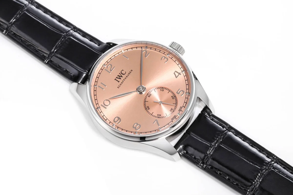 Portugieser Automatic 40 IW358313 Pink Dial in Steel