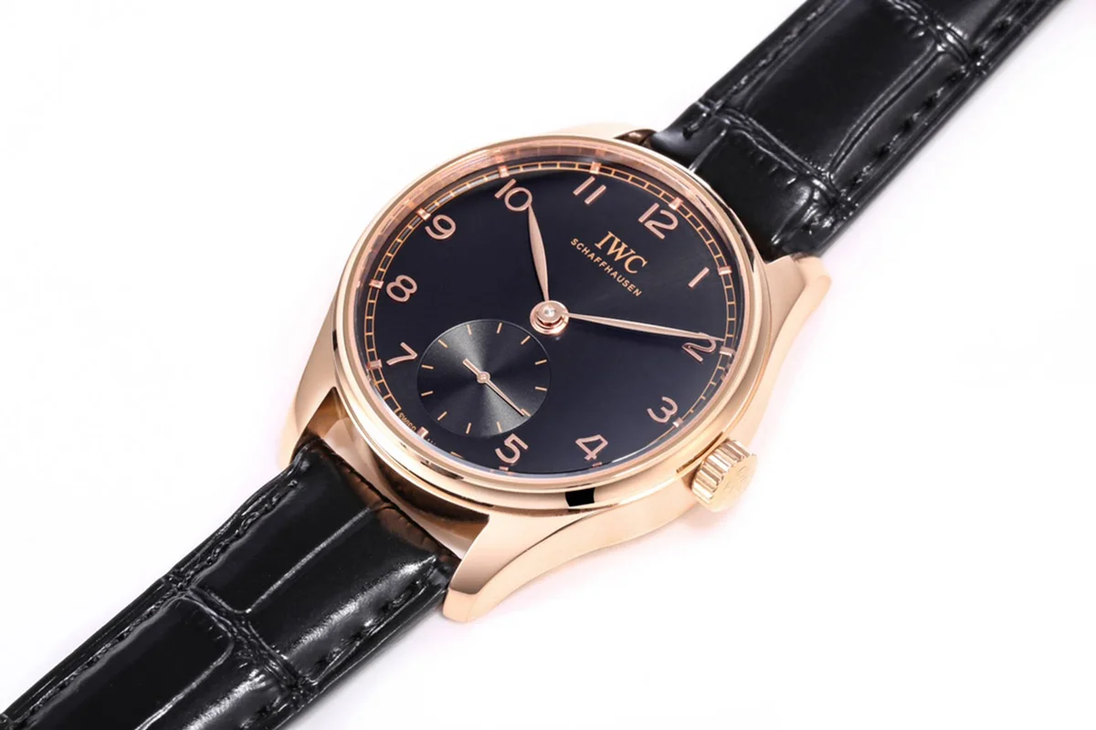 Portugieser Automatic 40 IW358401 Black Dial in Rose Gold