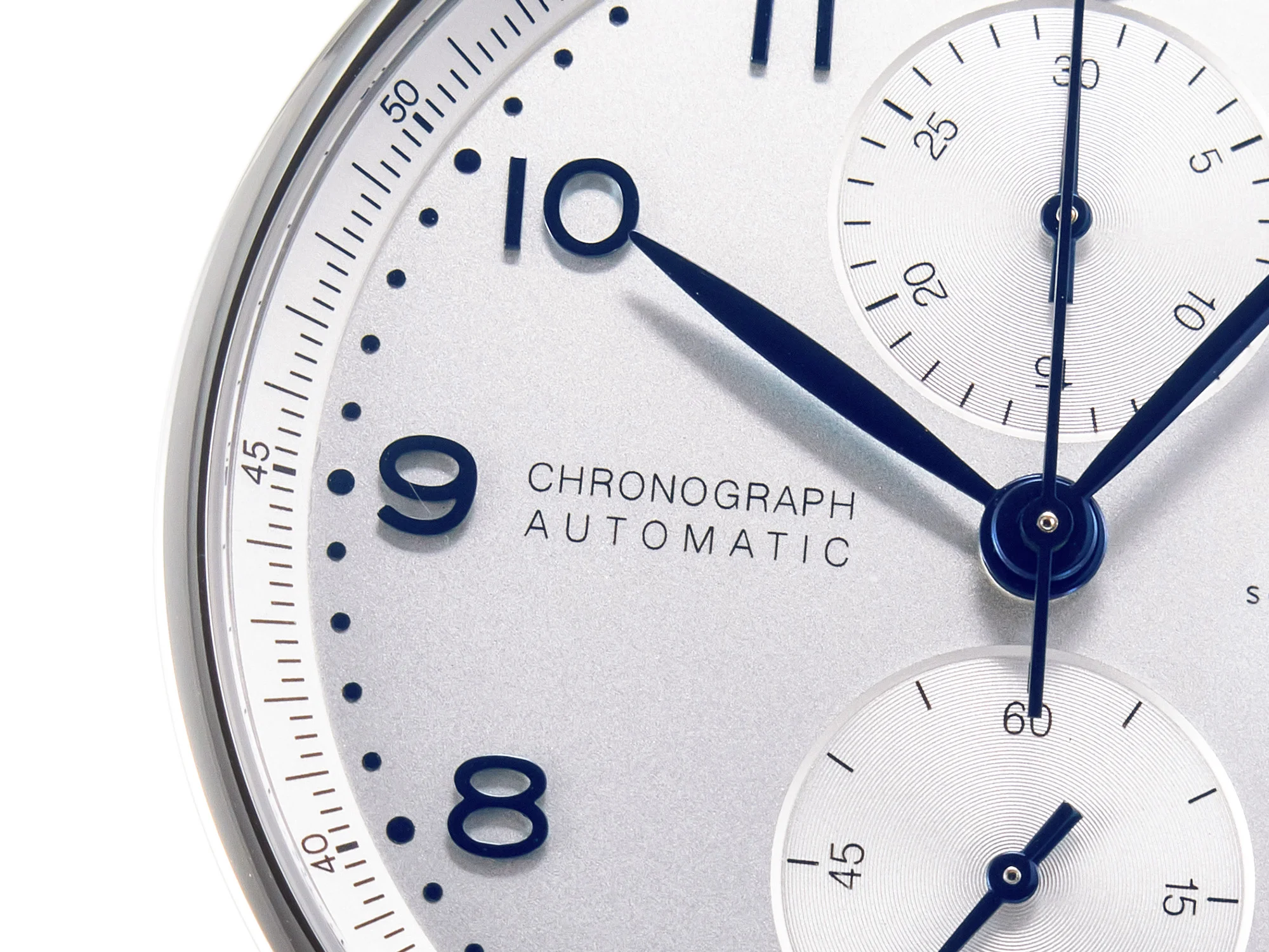 Portuguese Chrono IW371605 ZF 1:1 Best Edition White Dial on Blue Leather Strap A69355
