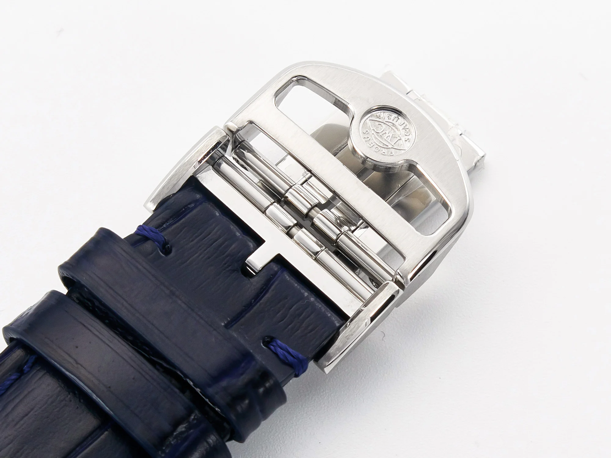 Portuguese Chrono IW371605 ZF 1:1 Best Edition White Dial on Blue Leather Strap A69355