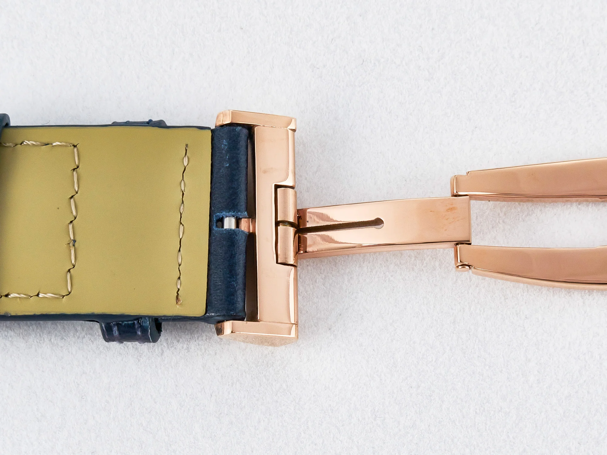 Reverso Tribute Duoface Small Seconds RG MGF Best Edition Blue Dial on Blue Leather Strap A854A