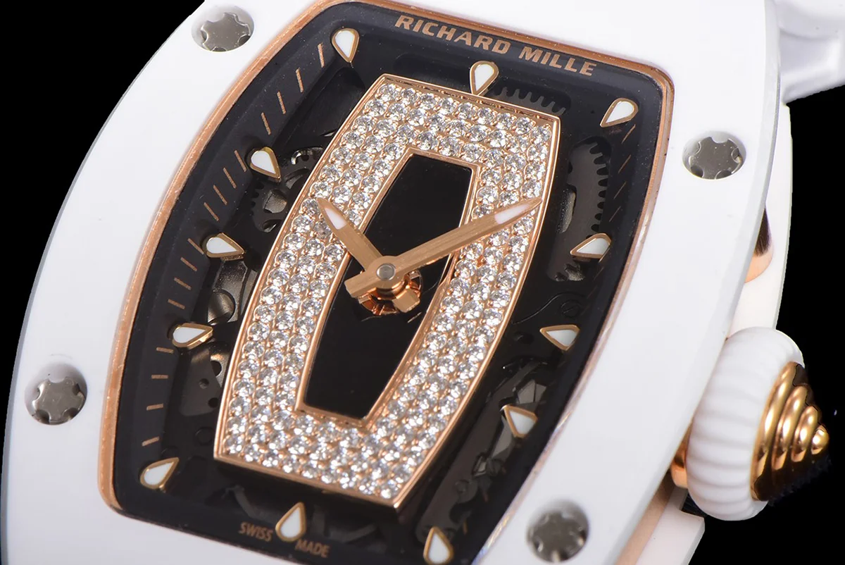 RM 007 Automatic Ladies White Ceramic