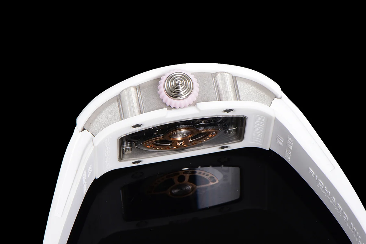 RM 007 Automatic Ladies White Ceramic Green