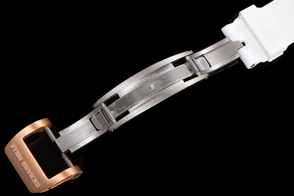 RM 007 Automatic Ladies White Ceramic White Lips