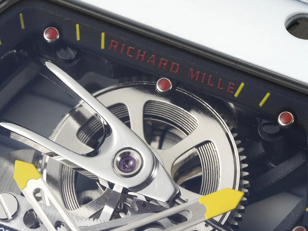RM 027-02 Tourbillon Rafael Nadal White NTPT on Black Nylon Strap