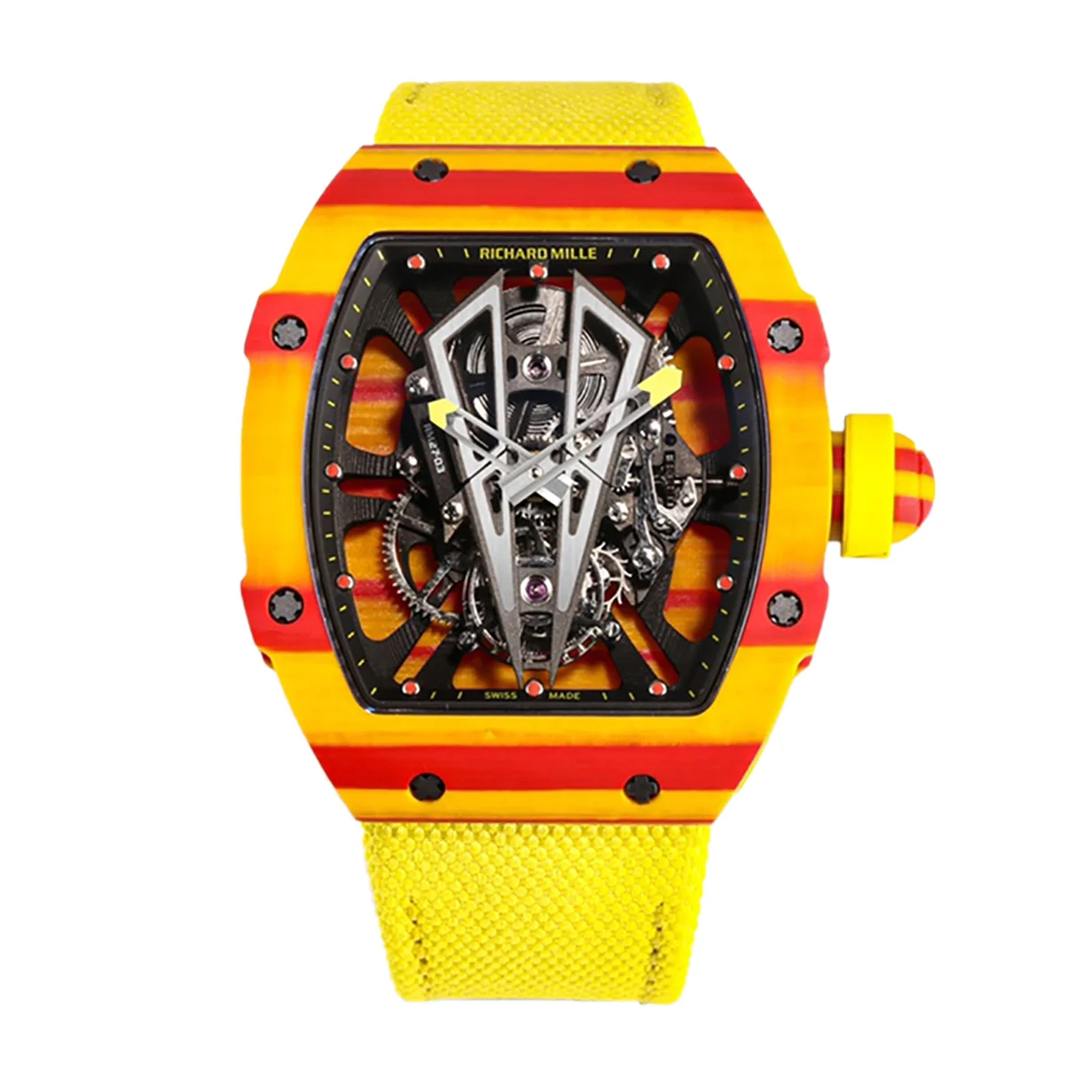 RM 027-03 Tourbillon Rafael Nadal Yellow TPT Quartz