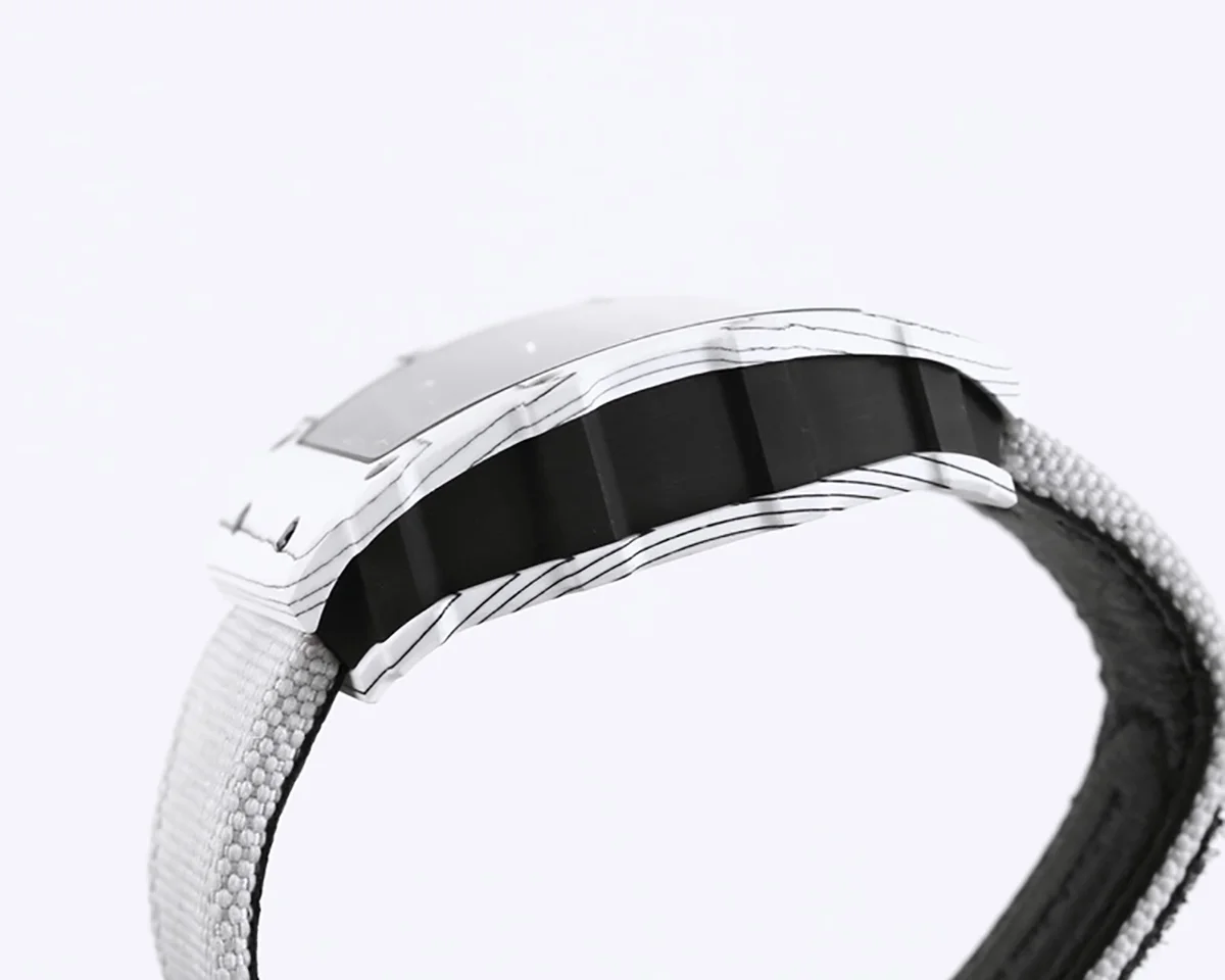 RM 035-01 Rafael Nadal White NTPT on White Nylon Strap