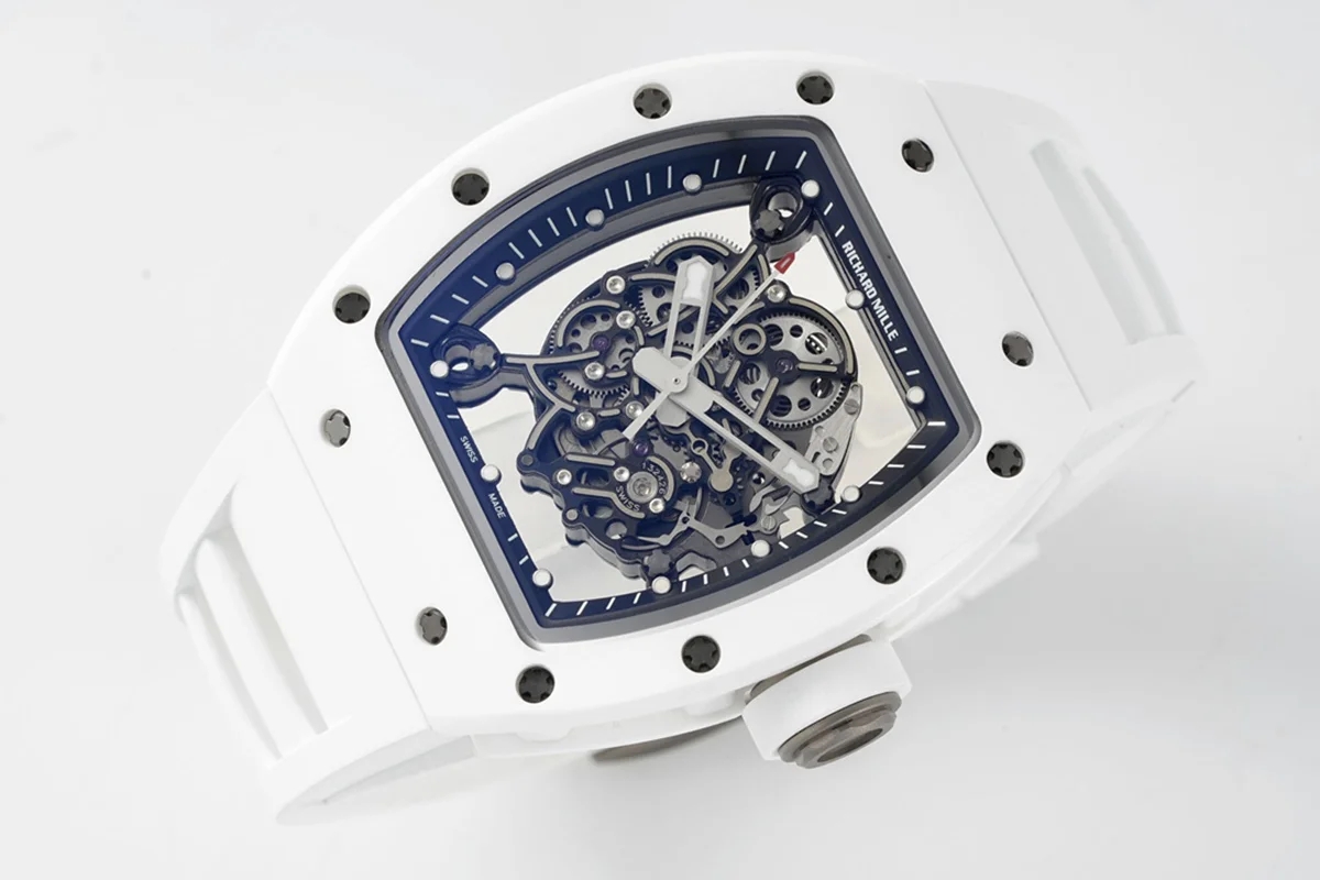 RM 055 White Bubba Watson White Ceramic on White Rubber RMUL2