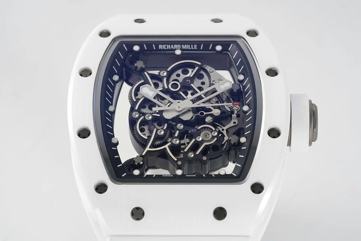 RM 055 White Bubba Watson White Ceramic on White Rubber RMUL2