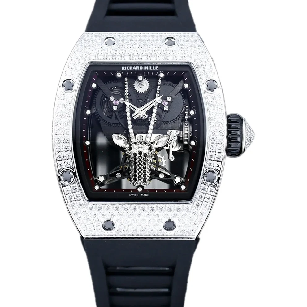 RM 51-05 Oryx Tourbillon in Steel with Diamond Bezel