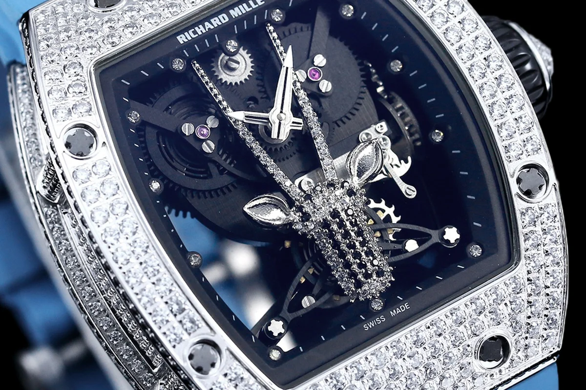 RM 51-05 Oryx Tourbillon in Steel with Diamond Bezel