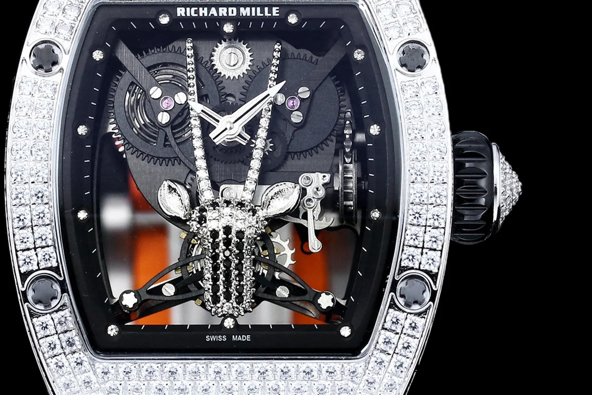 RM 51-05 Oryx Tourbillon in Steel with Diamond Bezel