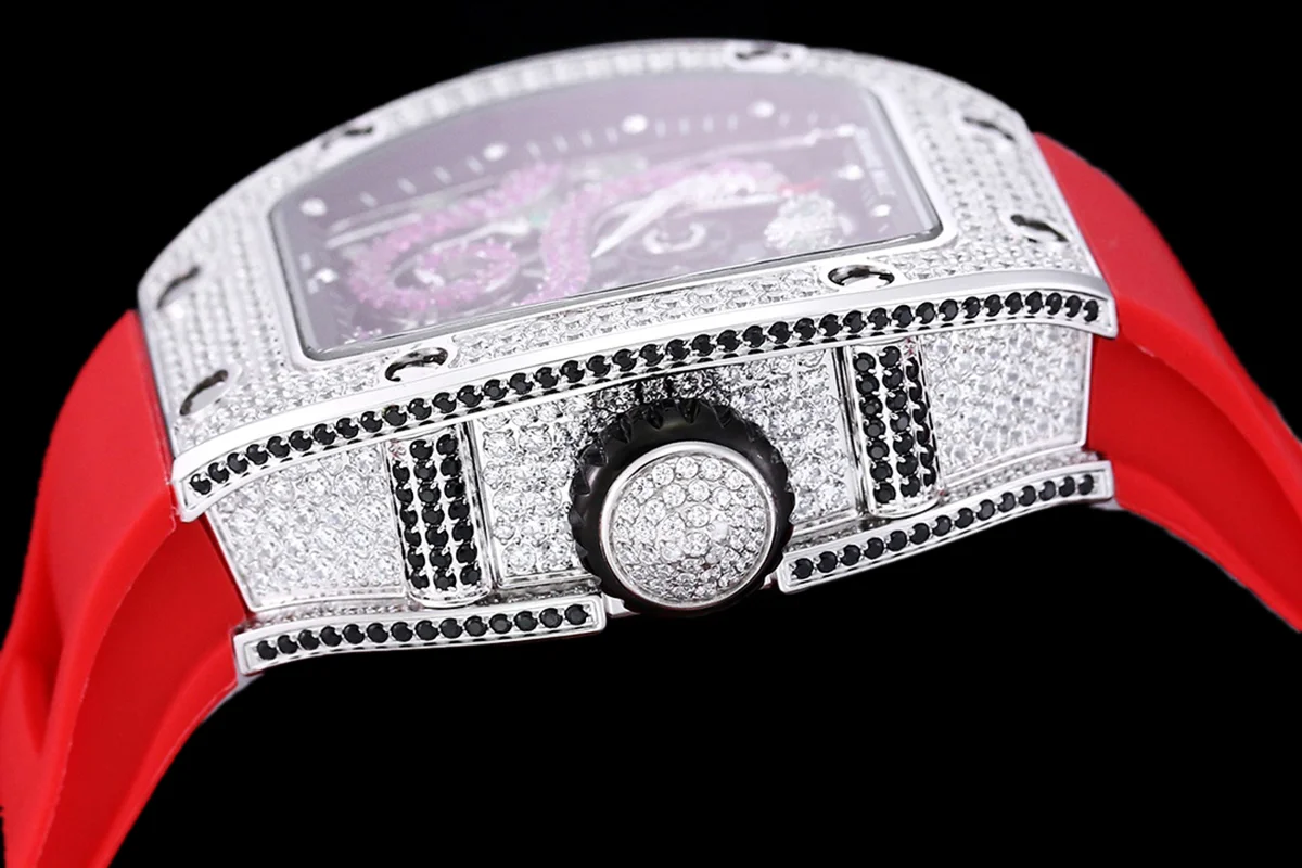 RM026-01 Tourbillon Serpent in Steel with Diamond Bezel
