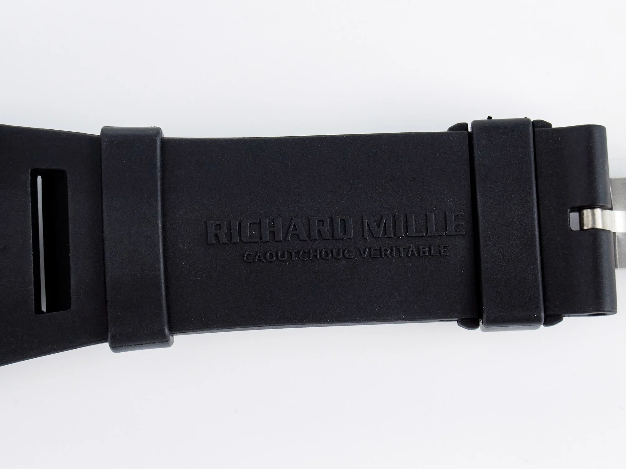 RM035-02 Black Ceramic SONIC Best Edition Skeleton Dial on Black Rubber Strap Clone RMUL1