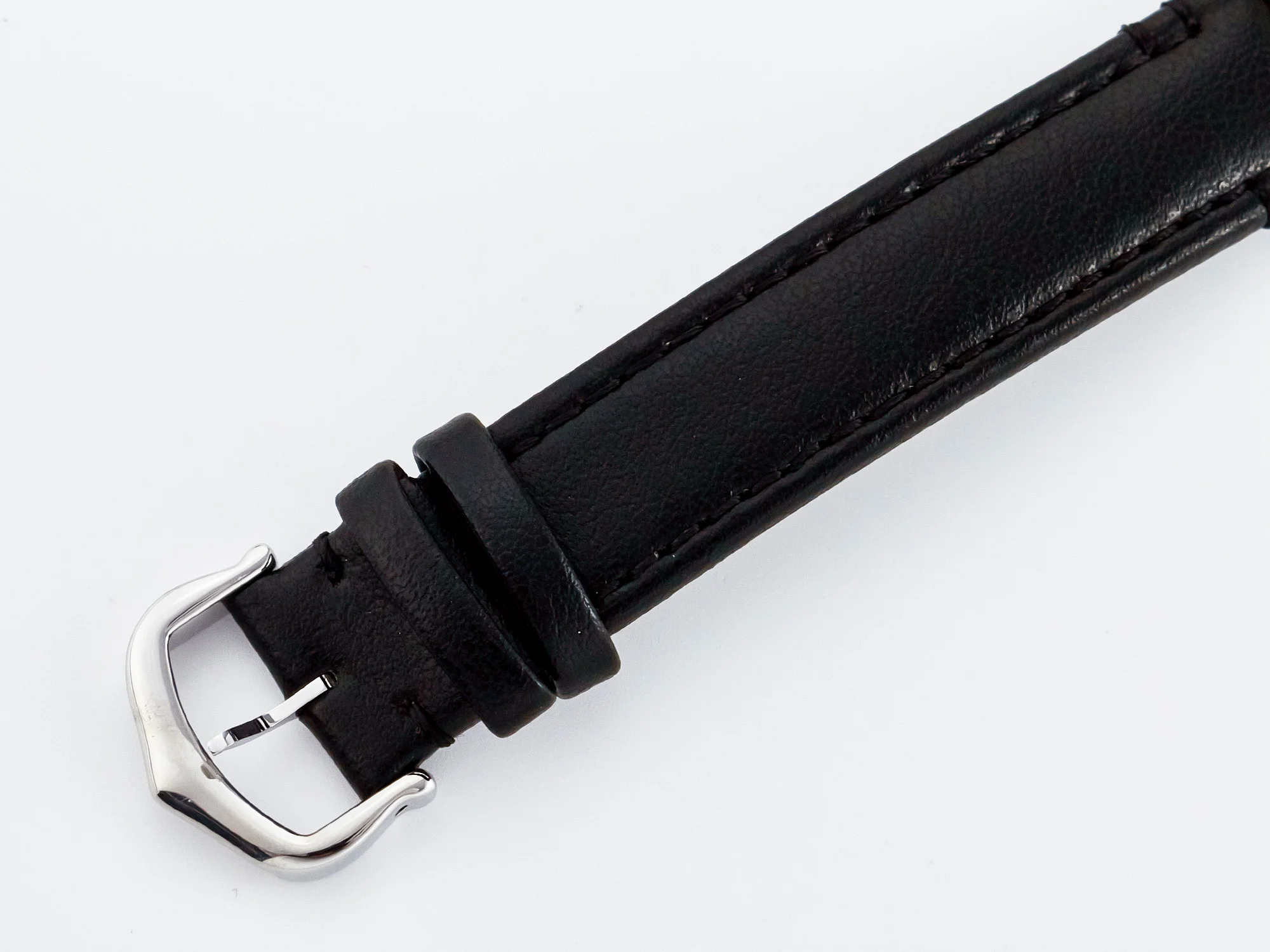 Ronde De Cartier 29mm DRF 1:1 Best Edition Sandblasted Silver-Plated White Dial on Black Leather Strap Ronda Quartz